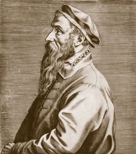 Ritratto di Pieter Brueghel il Vecchio (c.15278-69) pub. 1572